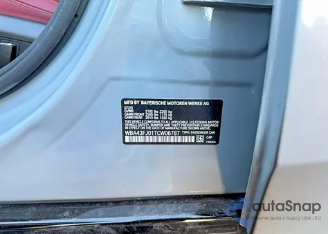 2026 BMW 530 I from USA, damaged, VIN WBA43FJ01TCW06747